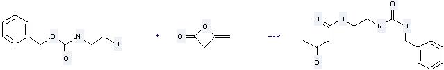 Carbamic acid,N-(2-hydroxyethyl)-, phenylmethyl ester is used to produce 2-[(Benzyloxycarbonyl)amino]ethyl 3-oxobutanoate.